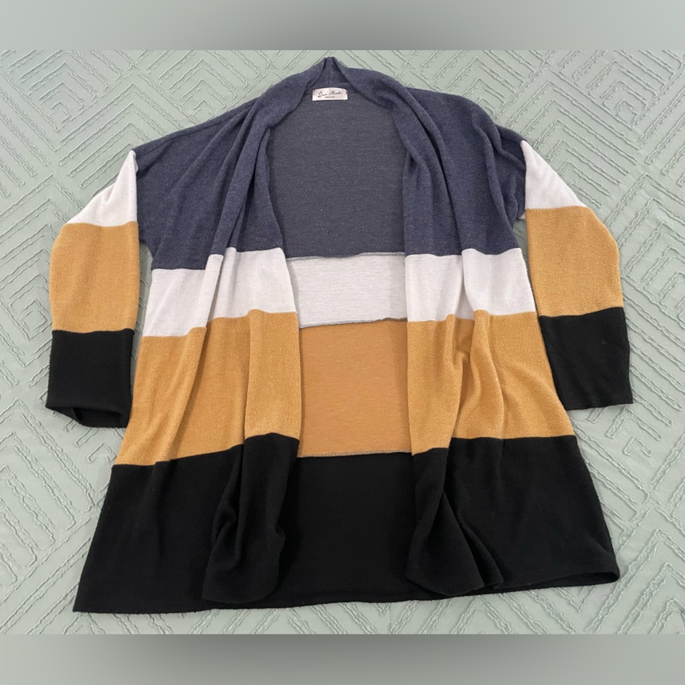 Rae Made Color-block Cardigan (size S)